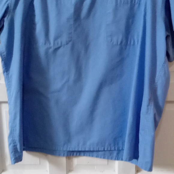 Medline Scrub Top Blue Unisex - Picture 4 of 8